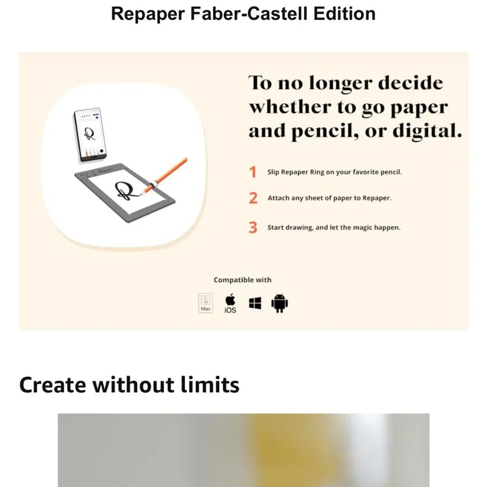 Repaper Faber-Castell Graphic Tablet